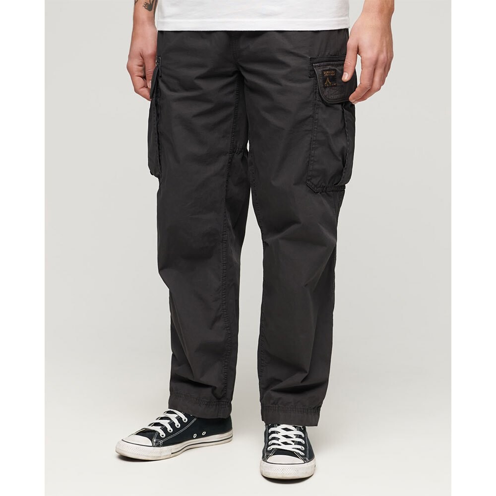 

Брюки Superdry Baggy Parachute, серый