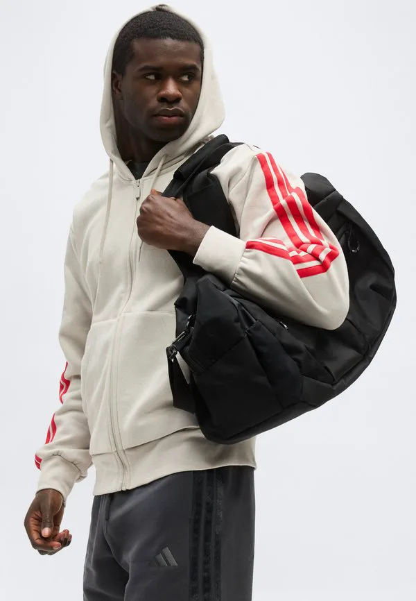 Толстовка на молнии Adidas Sportswear, Alumina/Pure Ruby — фото 4