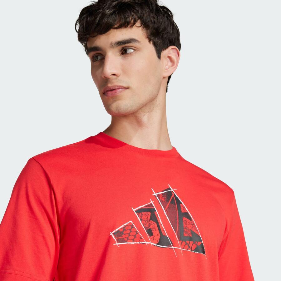 ADIDAS Футболка с графическим логотипом — фото 4