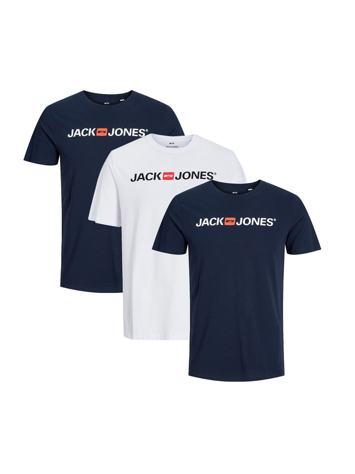 

Футболка Jack & Jones, цвет blau/weiß