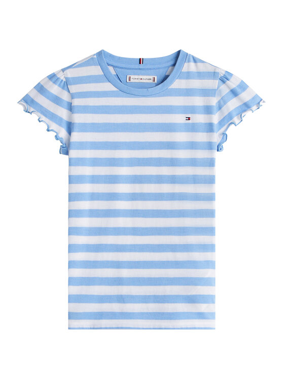 Футболка regular fit Essential KG0KG08744 Tommy Hilfiger, голубой — фото 4