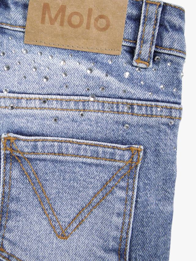 Детские джинсы Asta с широкими штанинами Molo, Rhinestone Denim — фото 3
