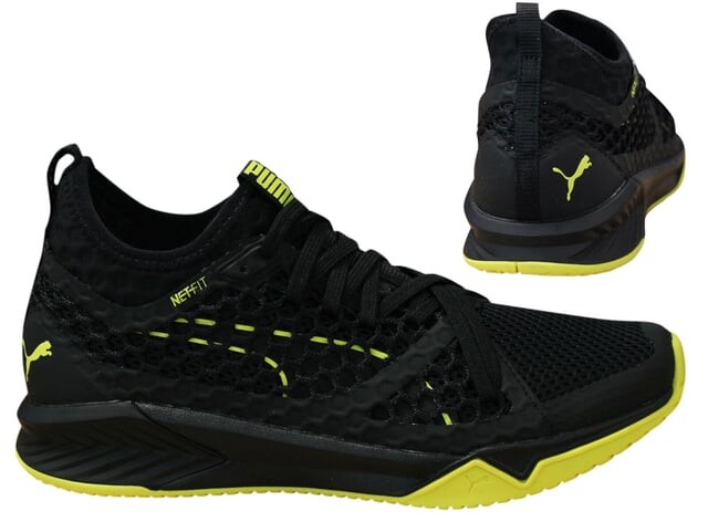 

Текстильные кроссовки Ignite xt netitfit Cords Up 189996 06 b36a Puma, черный