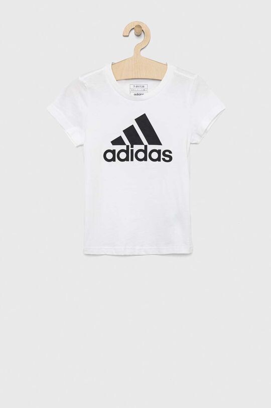 

Детская хлопковая футболка G BL adidas, белый