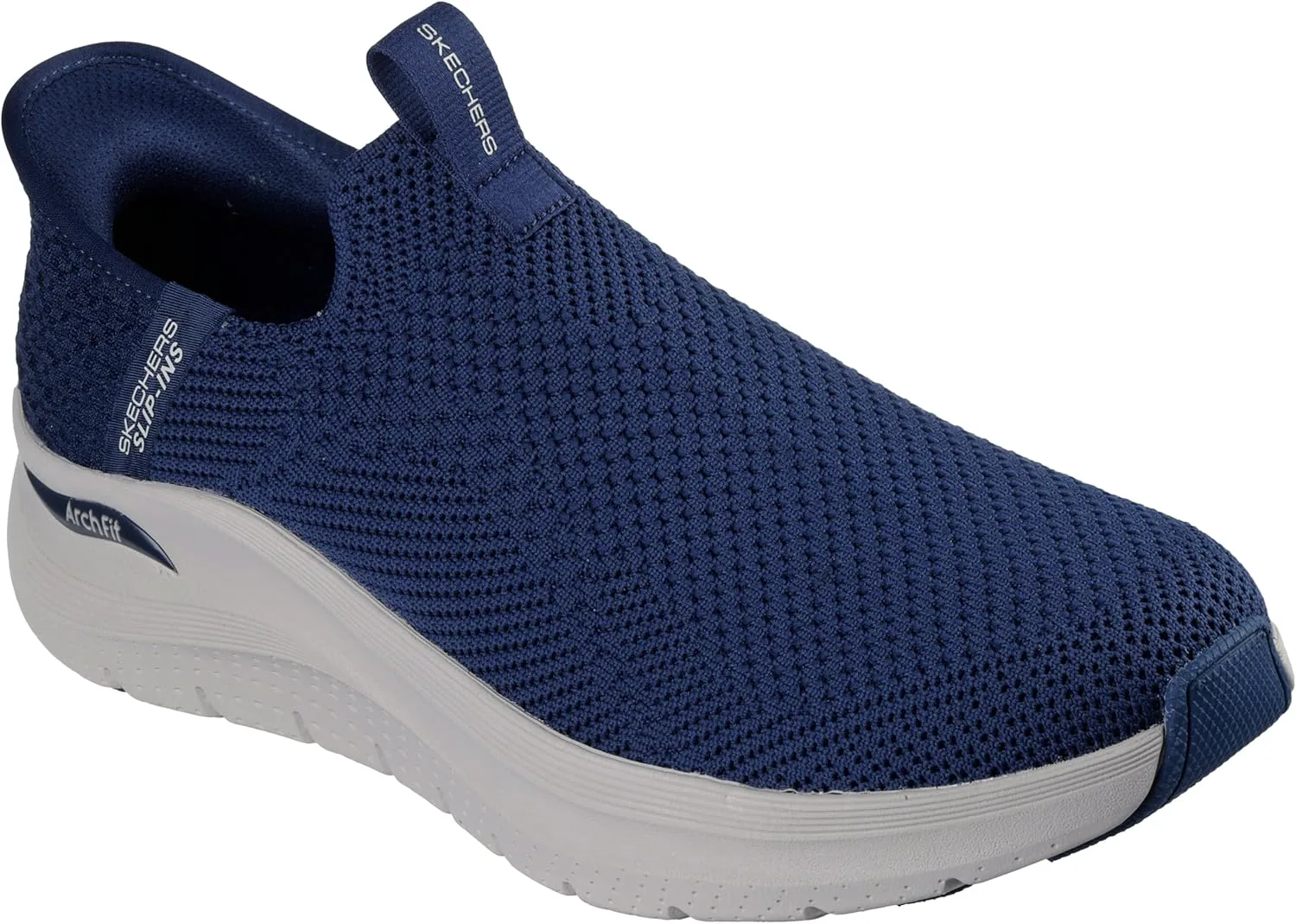 Мужские кроссовки Skechers Edgeride Raygo с легким надеванием без рук, синий — фото 4