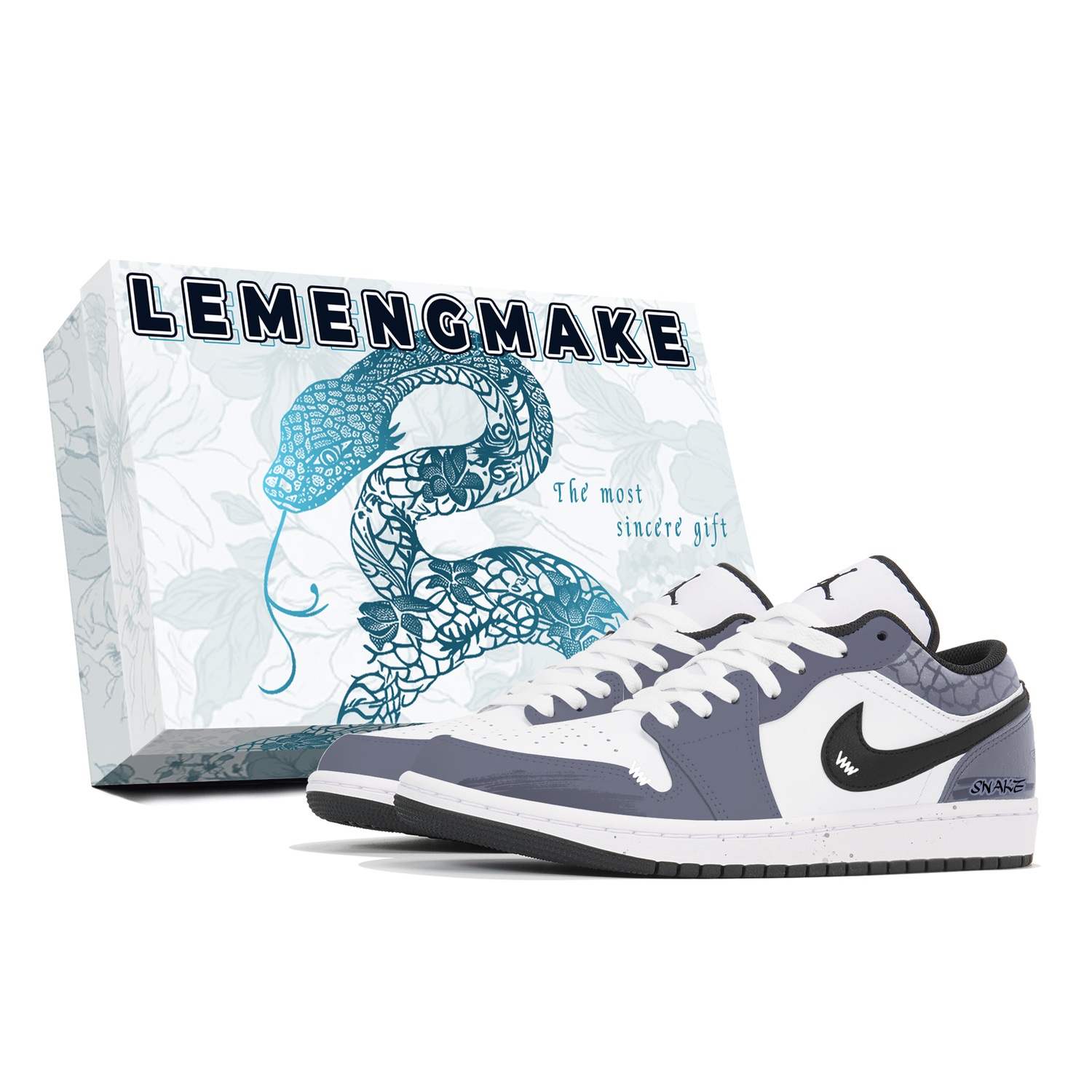 

Jordan Кроссовки баскетбольные мужские низкие Air 1 противоскользящие износостойкие винтажные Haze Blue