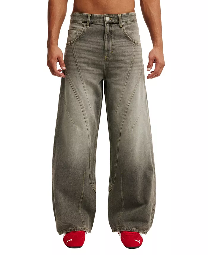 

Мужские супер-мешковатые джинсы-баллоны COTTON ON, серебряный