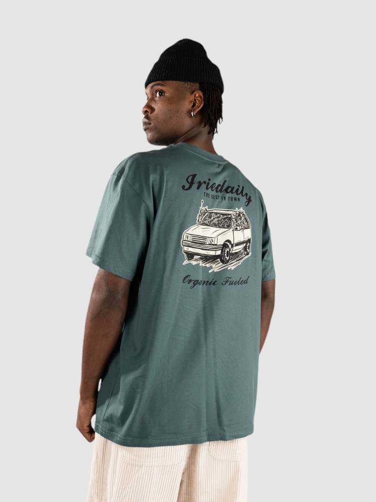 

Футболка Iriedaily Organic Fueled T-Shirt, cool jungle, Зеленый, Футболка Iriedaily Organic Fueled T-Shirt, cool jungle