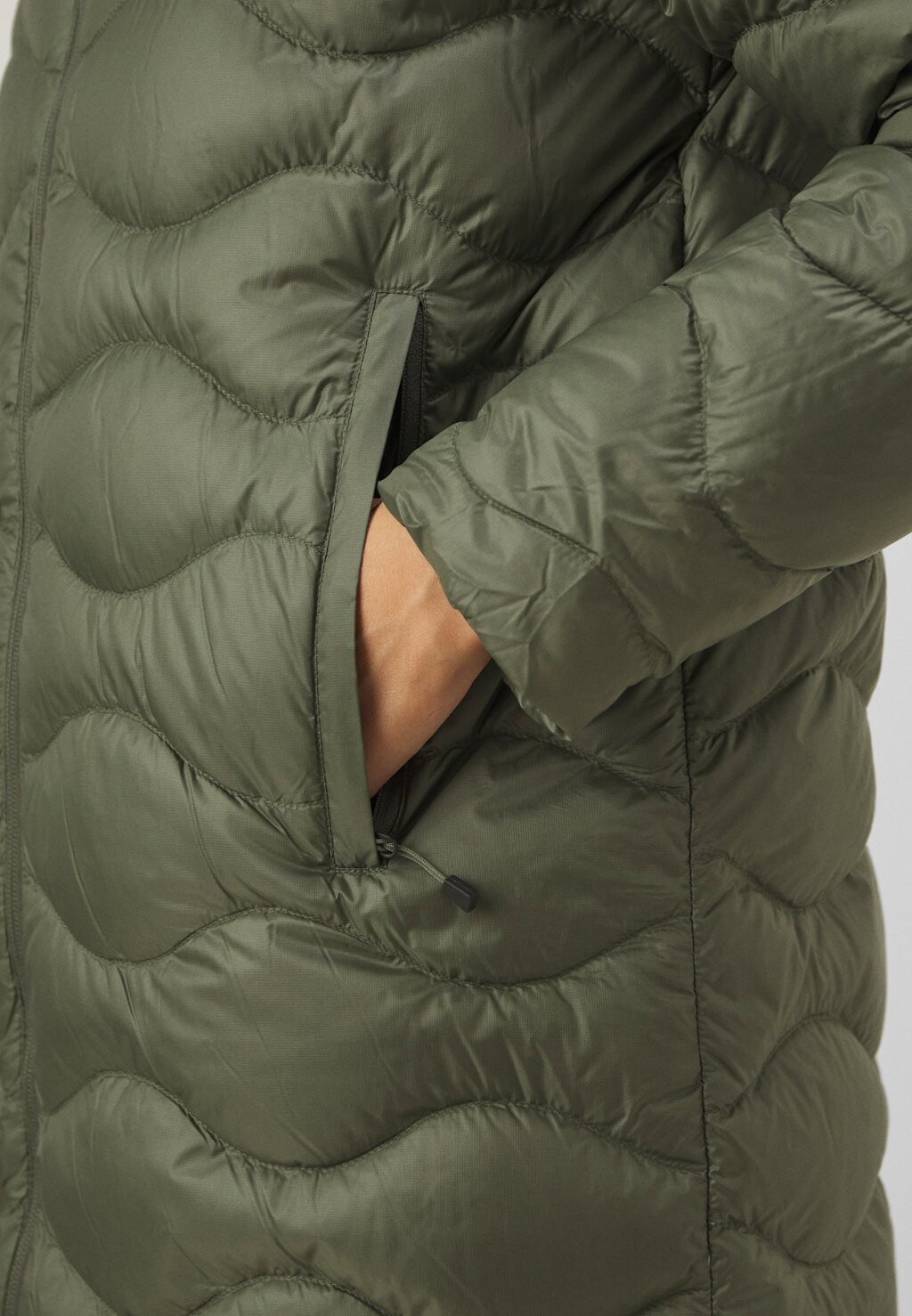 

Пуховое пальто HELIUM DOWN COAT Peak Performance, хаки