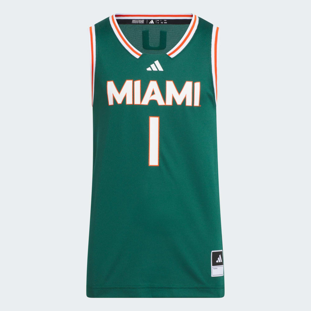

Джерси Adidas Miami Swingman Jersey Kids, цвет Team Dark Green