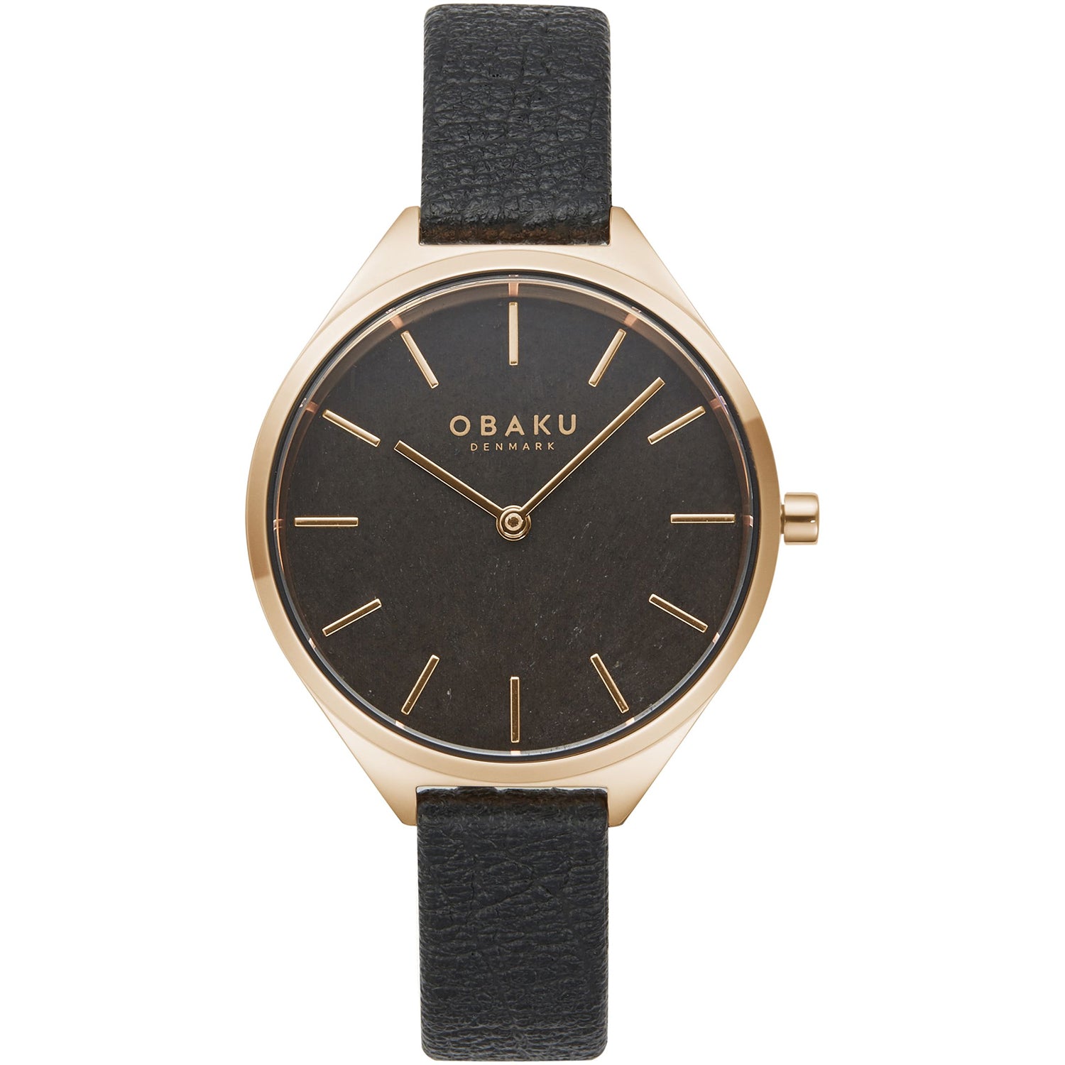 

Женские часы Obaku Kaffe с черным циферблатом