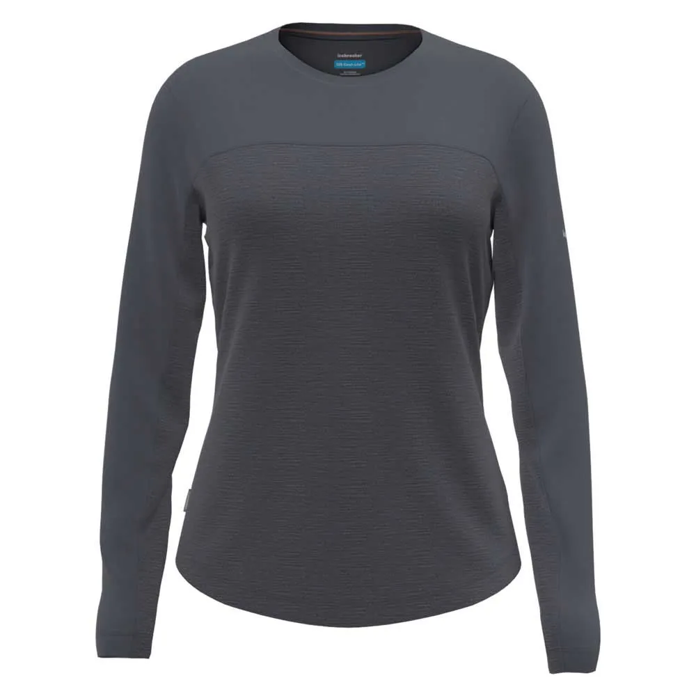 

Лонгслив Icebreaker Merino 125 Cool-Lite Sphere Colour Block, серый