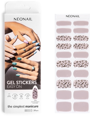 

Наклейки для ногтей NEONAIL Easy On Gel Stickers, M04 20 szt.