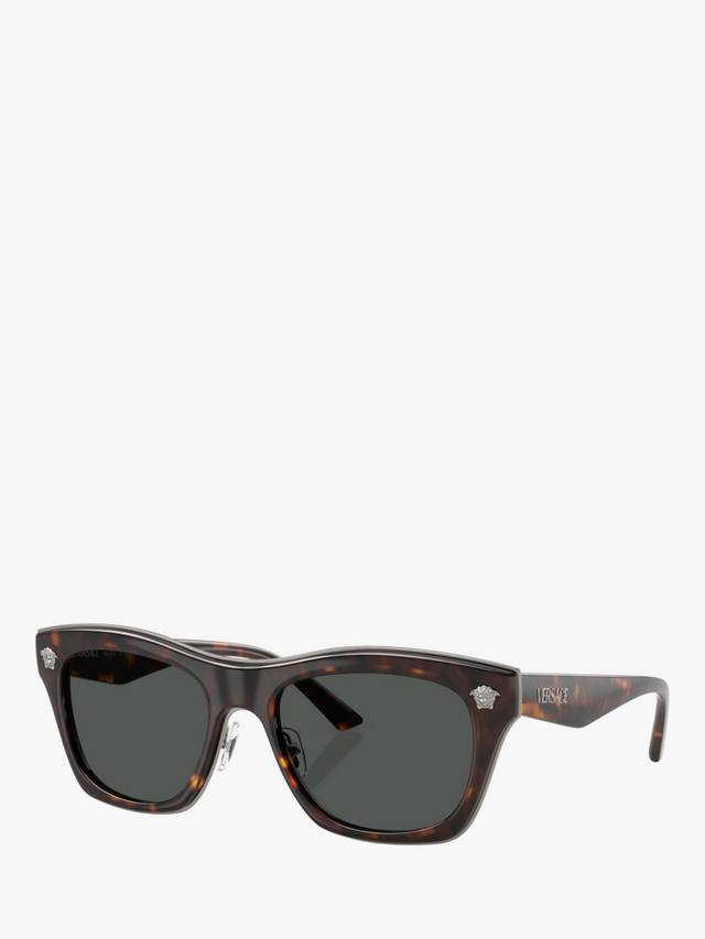 

Мужские прямоугольные солнцезащитные очки ve2272 Versace, цвет Havana