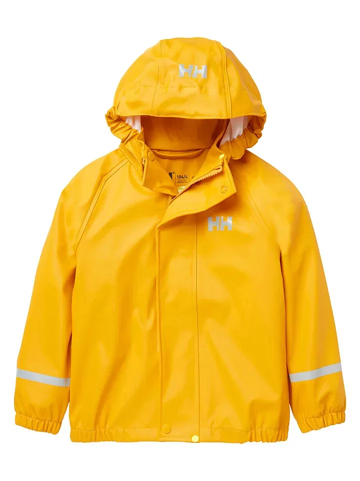 Дождевик детский Helly Hansen, желтый — фото 3
