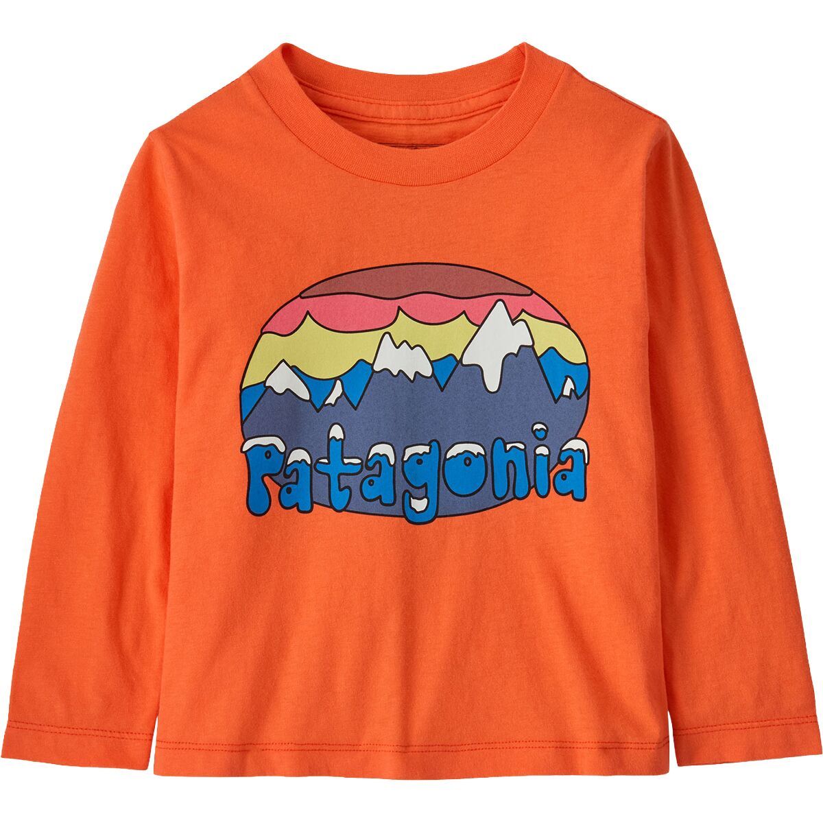 

Футболка с длинным рукавом Fitz Roy Flurries Patagonia, оранжевый