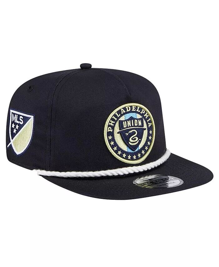 

Мужская темно-синяя регулируемая шляпа Philadelphia Union The Golfer Kickoff Collection New Era, синий