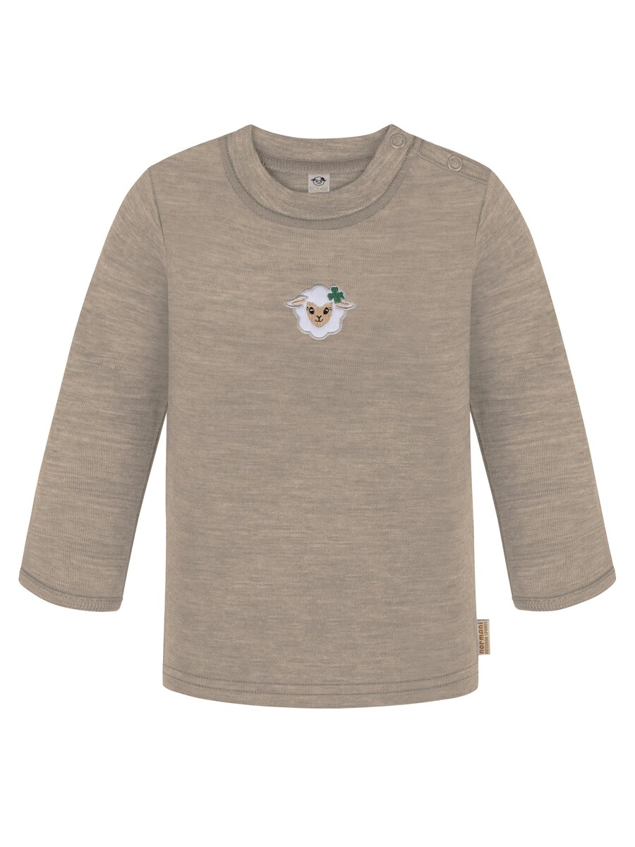 Рубашка normani Taupo, цвет Dark beige/Dark grey/mottled grey/Light green — фото 2