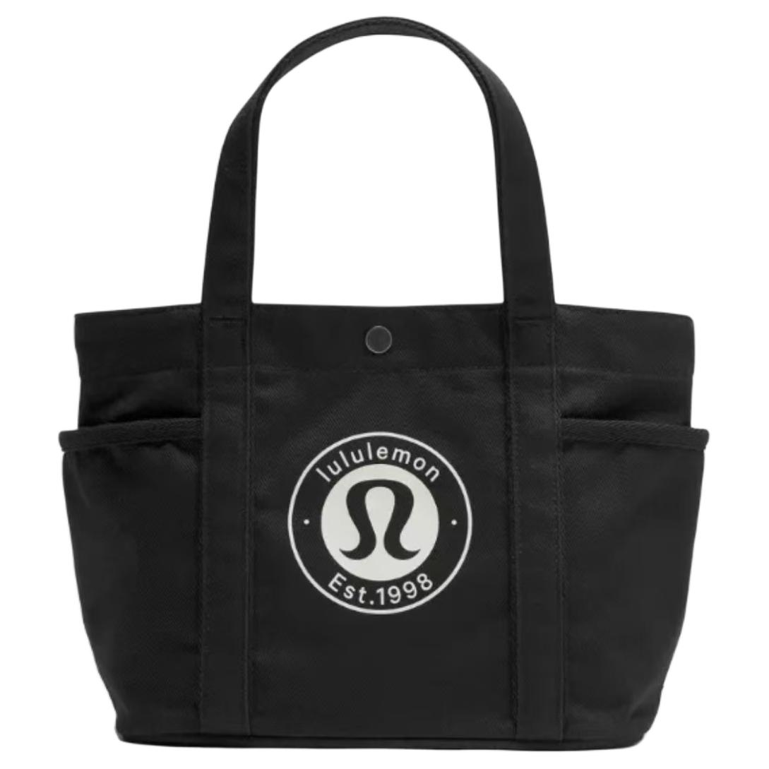 

Lululemon Холщовая сумка шоппер мини унисекс черная, Black
