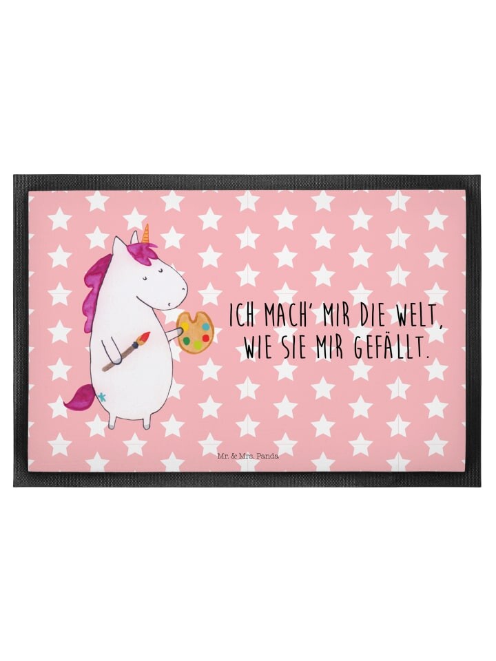 

Коврик для ног Mr. & Mrs. Panda, цвет rot pastell