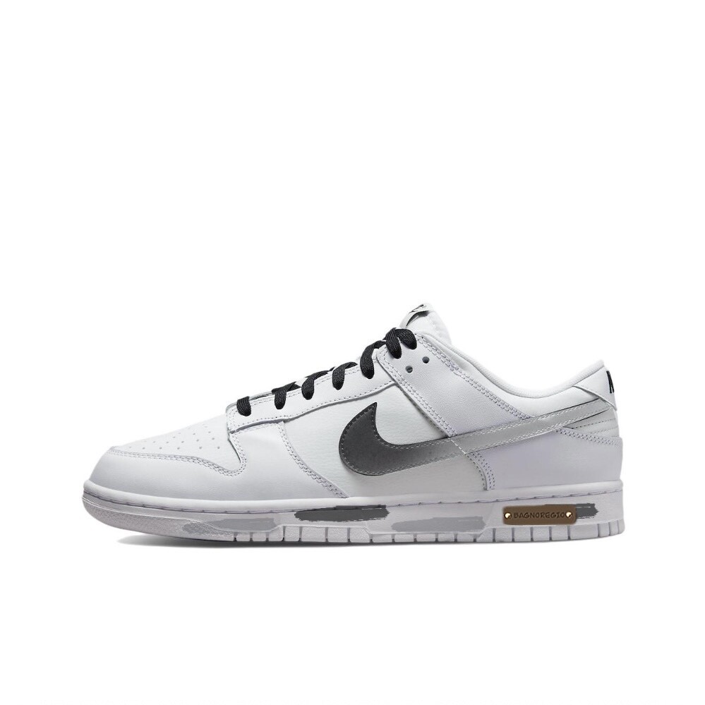 

Кроссовки Nike Dunk Skateboarding Shoes Men Low-top Grey/white, серый/белый