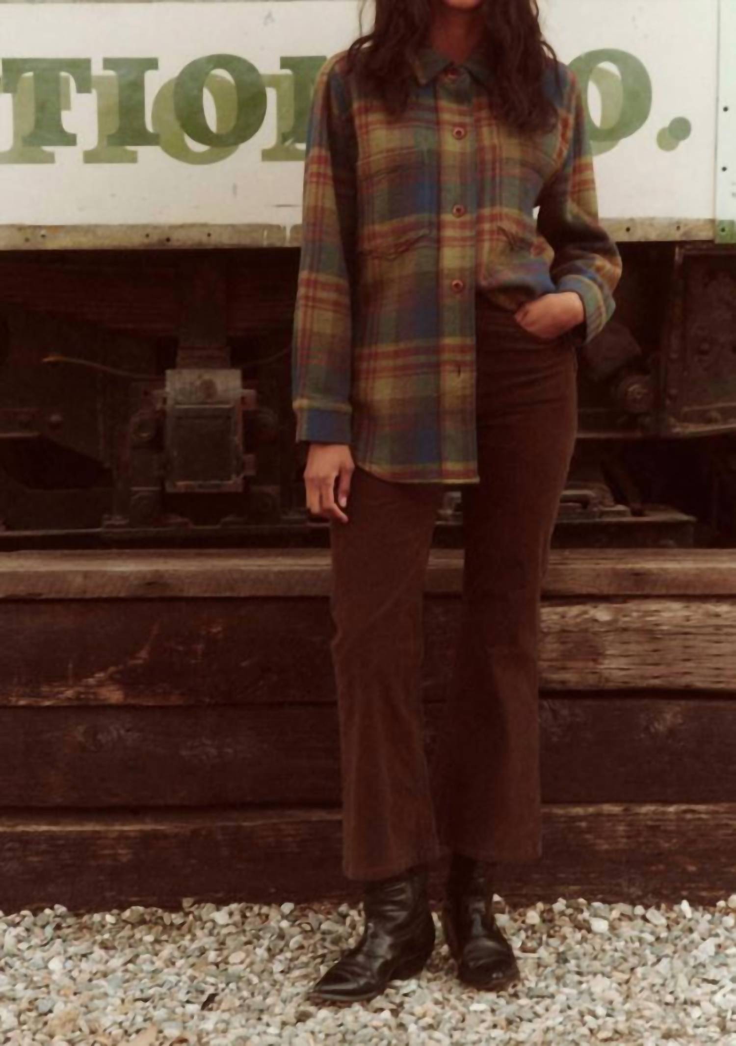 

Куртка-рубашка Craftsman в клетку Sequoia THE GREAT, цвет sequoia plaid