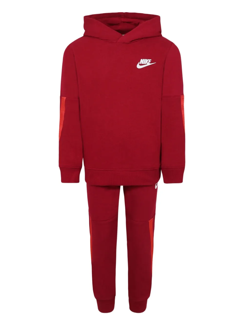 

Спортивный костюм с вышитым логотипом Nike Kids, красный