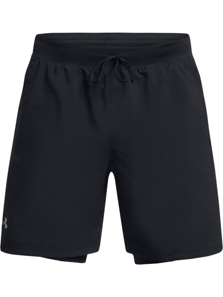 

Тканевые шорты Ua Launch 7'' 2-In-1 Shorts Under Armour, черный