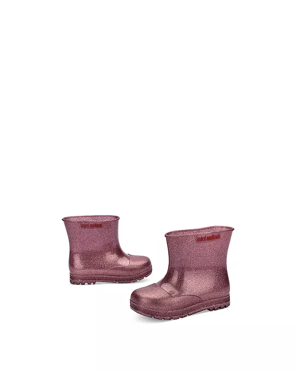 Резиновые сапоги для девочек - для малышек Mini Melissa, розовый — фото 2