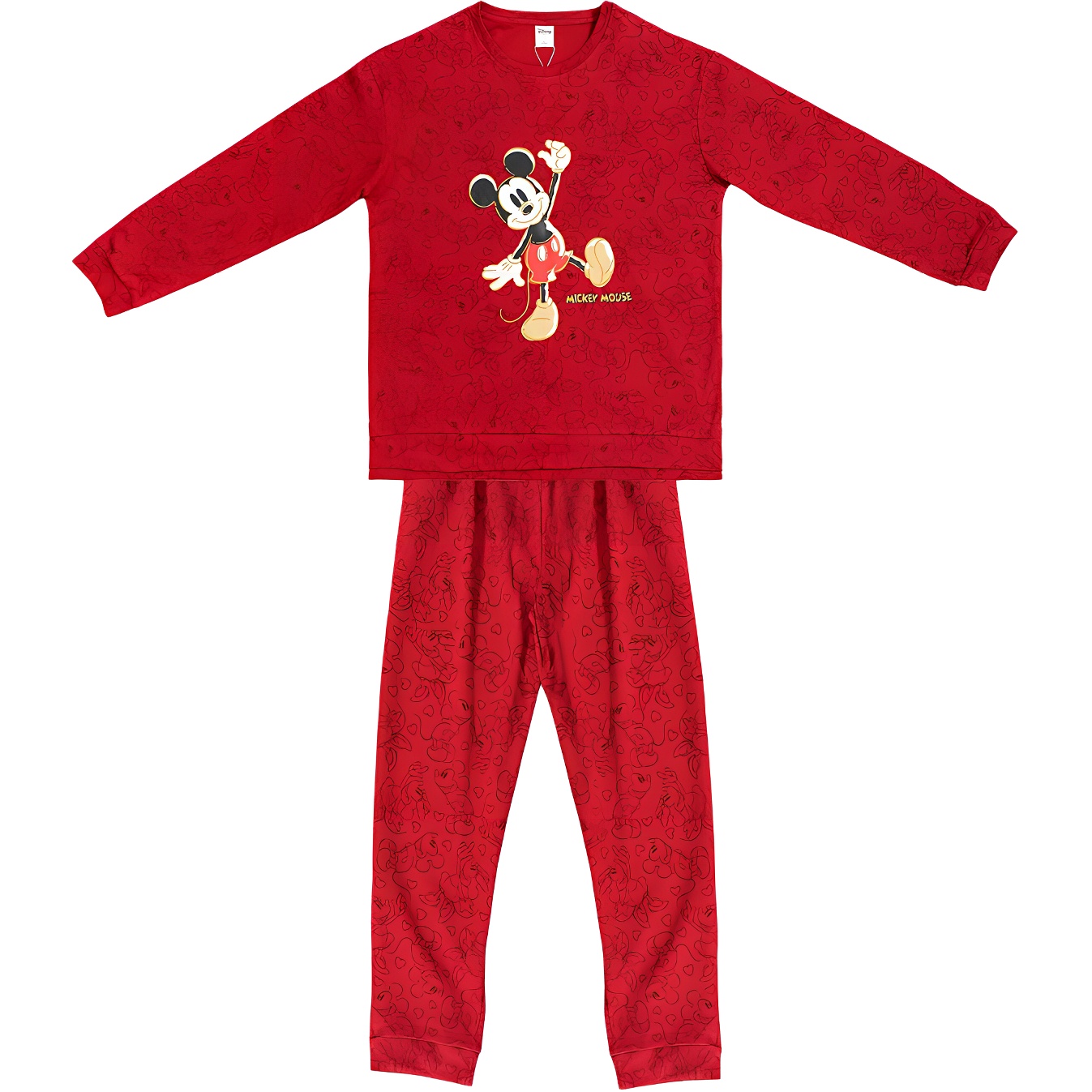 

Мужской пижамный комплект Disney, красный
