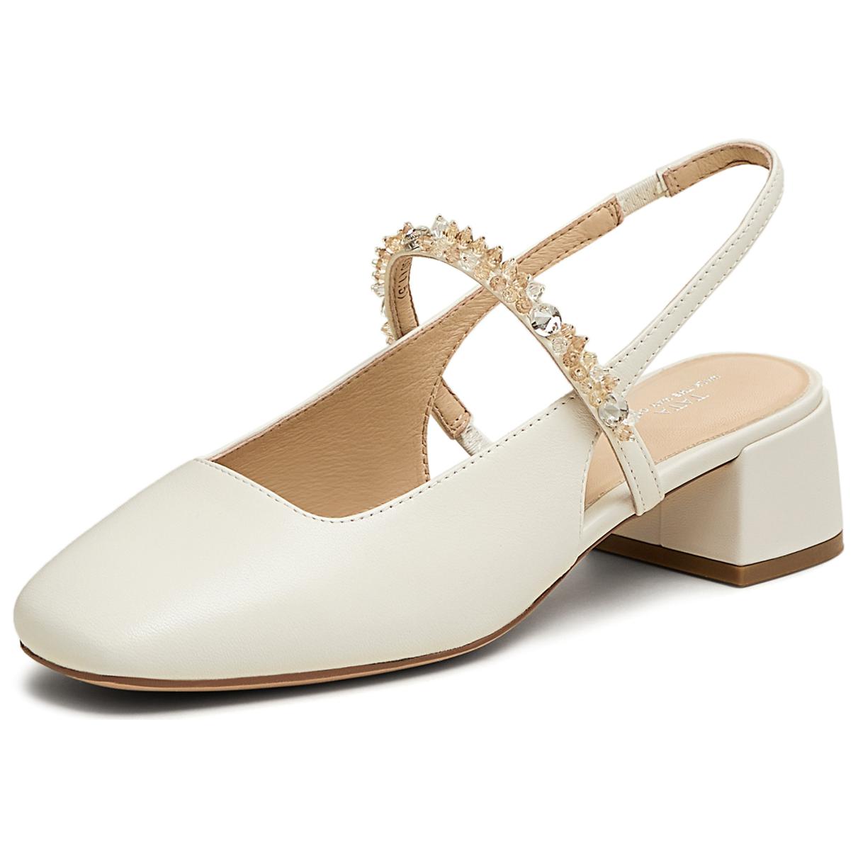 TATA Сандалии Starlight с одной лямкой женские белые, цвет White — фото 2