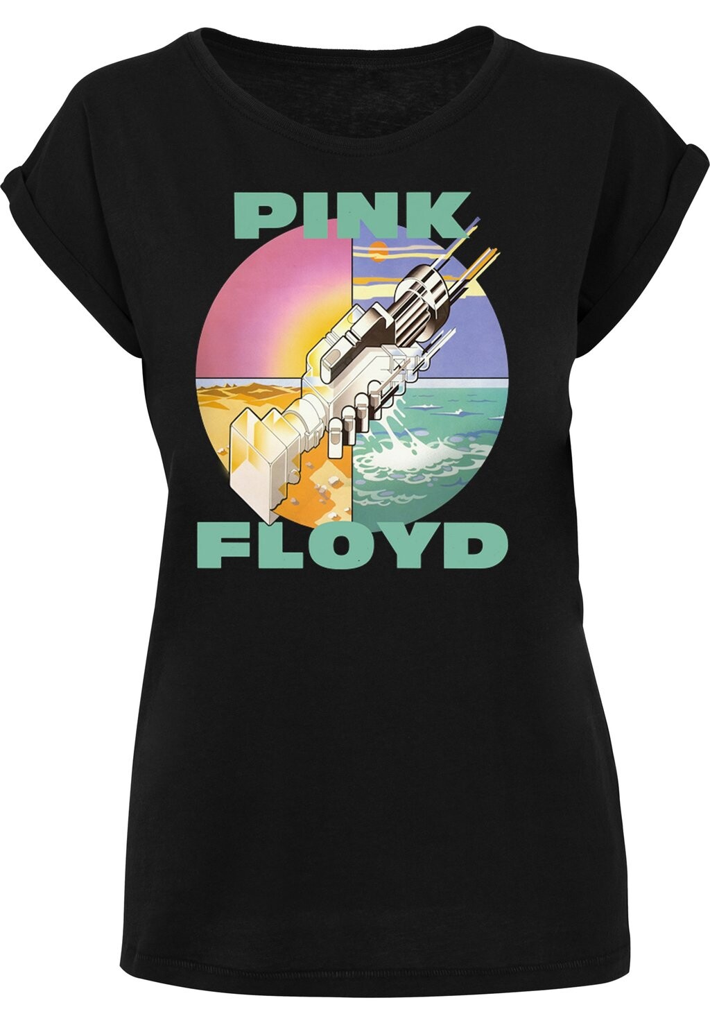 

Футболка с принтом PINK FLOYD F4NT4STIC, черный