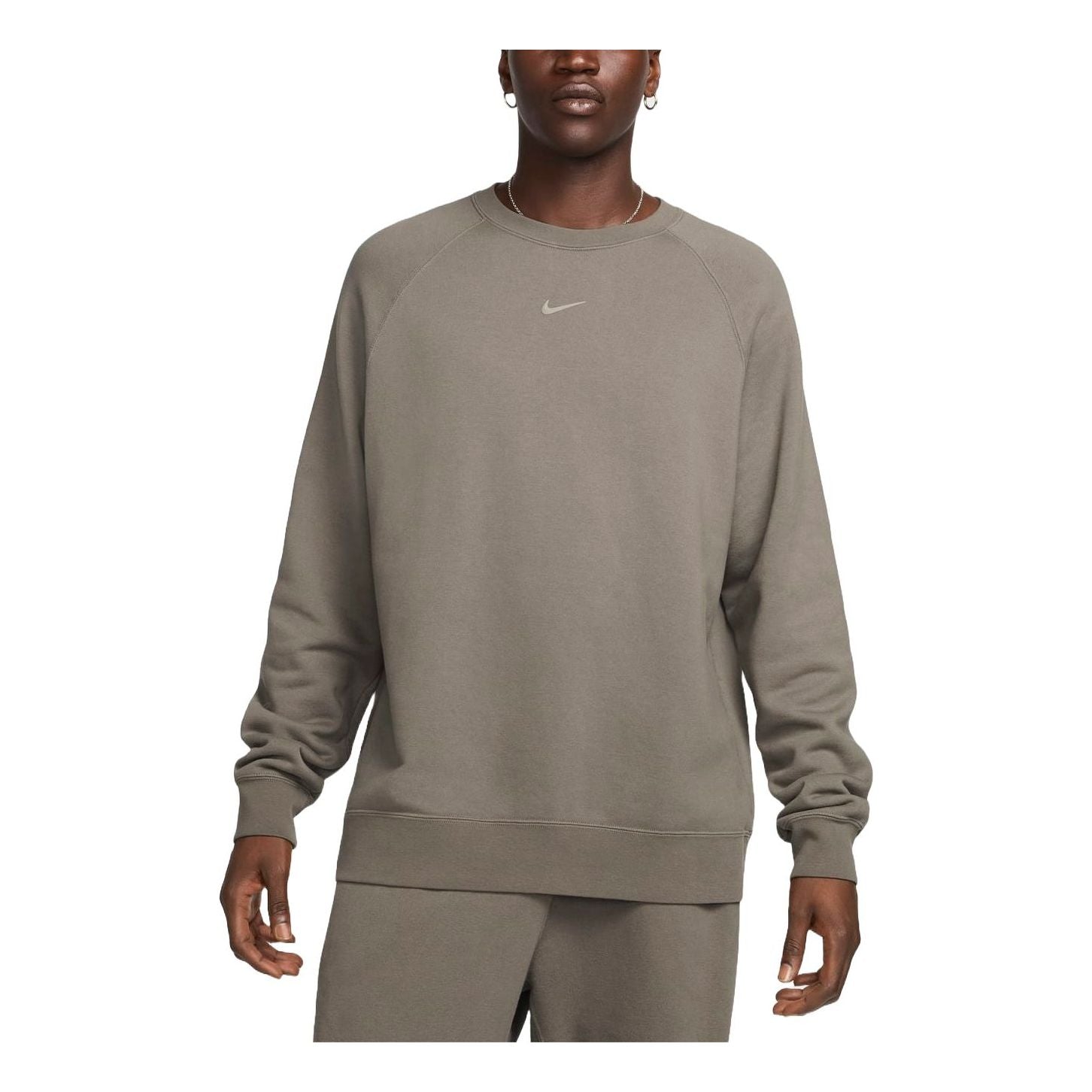 

Спортивная толстовка Nike x NOCTA Fleece CS Crewneck Sweatshirt 'Olive Grey' FN8160-040, серый