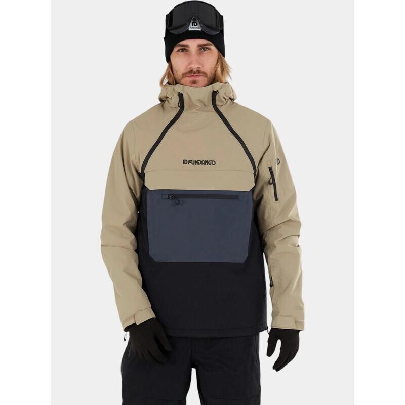 

Лыжная куртка Fundango, цвет beige/grau/schwarz