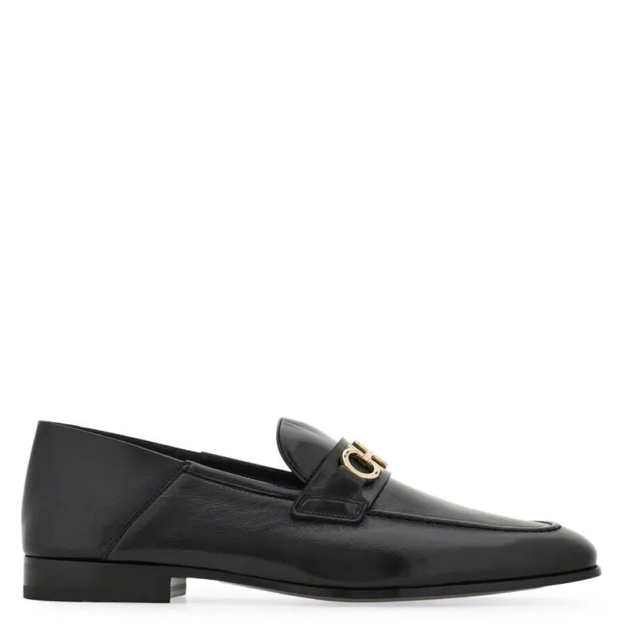 Лоферы Ferragamo Gancini Ornament Hybrid, черный