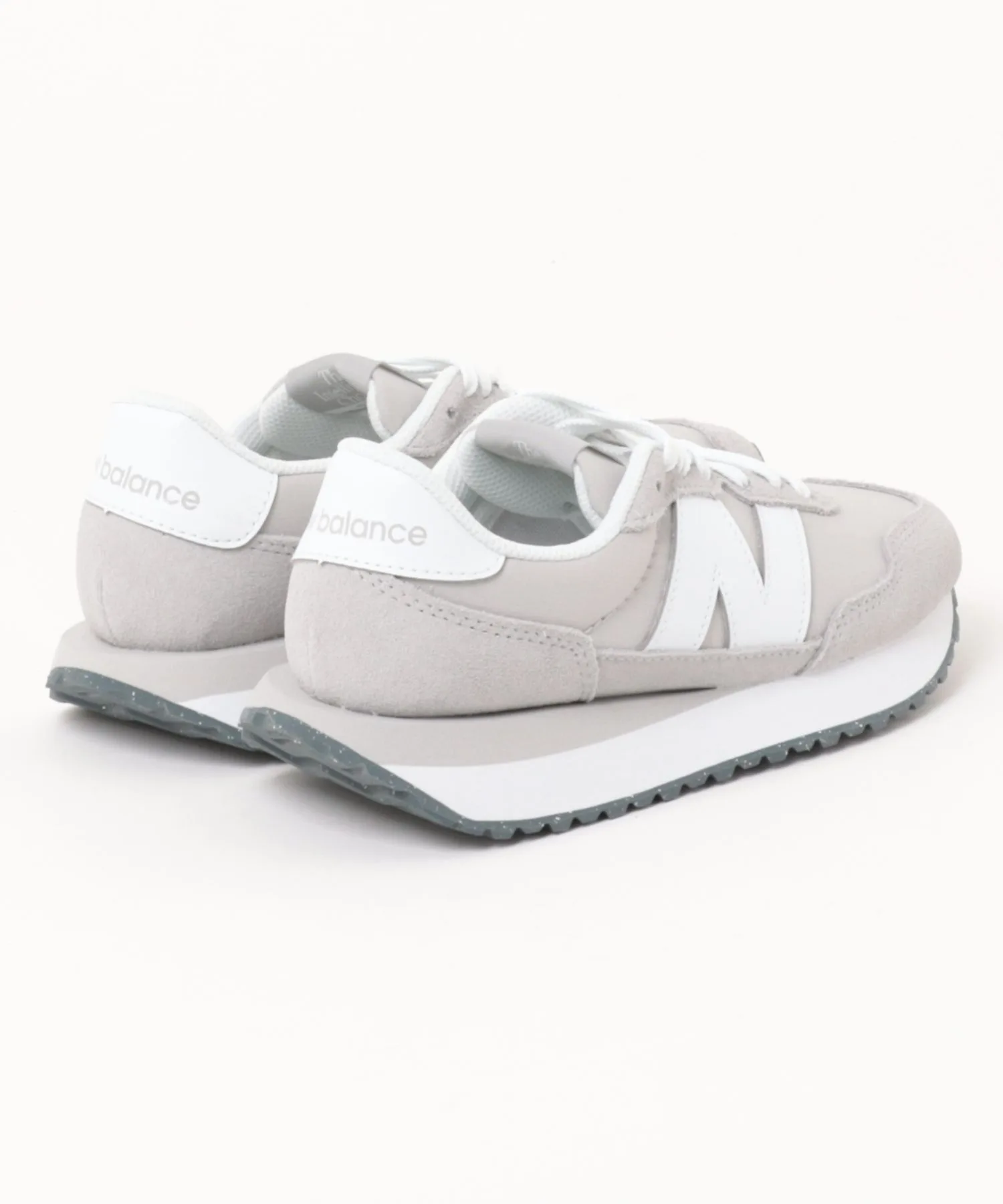 Унисекс кроссовки из замши и нейлона MS237 New Balance серые — фото 2