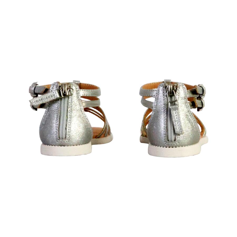 Сандалии Geox модель J Sandal Karly Girl цвет серебристый — фото 4