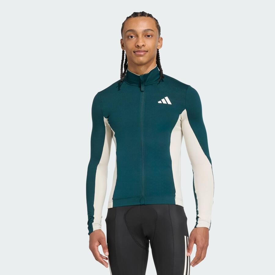 

ADIDAS Велосипедная майка Tempo с тремя полосками и длинным рукавом
