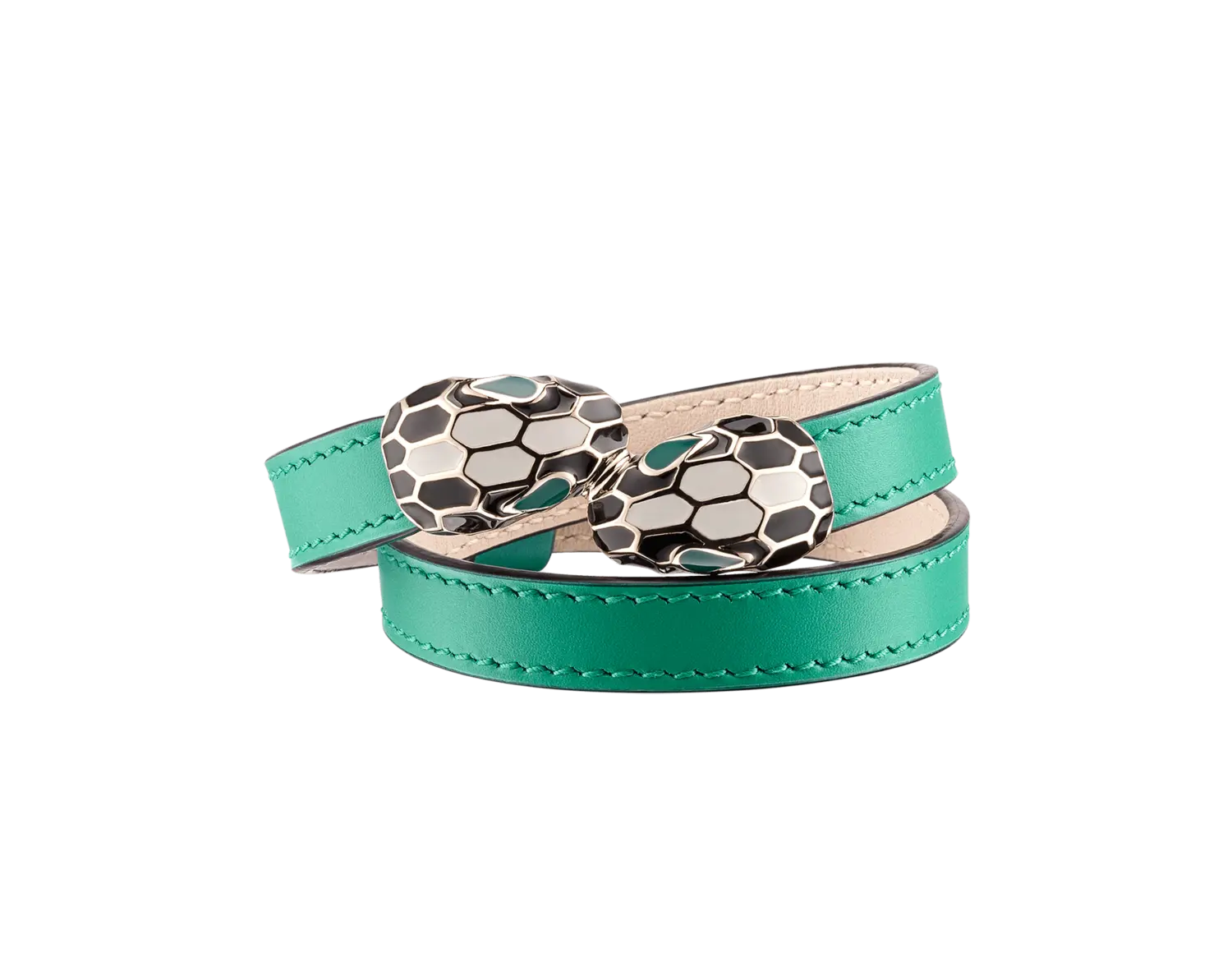 

Кожаный браслет Serpenti forever Bvlgari