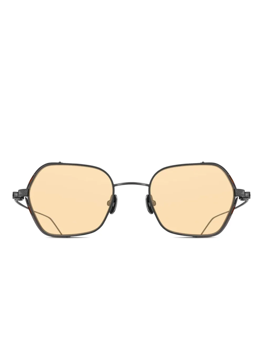 

Солнцезащитные очки в геометричной оправе Matsuda, черный