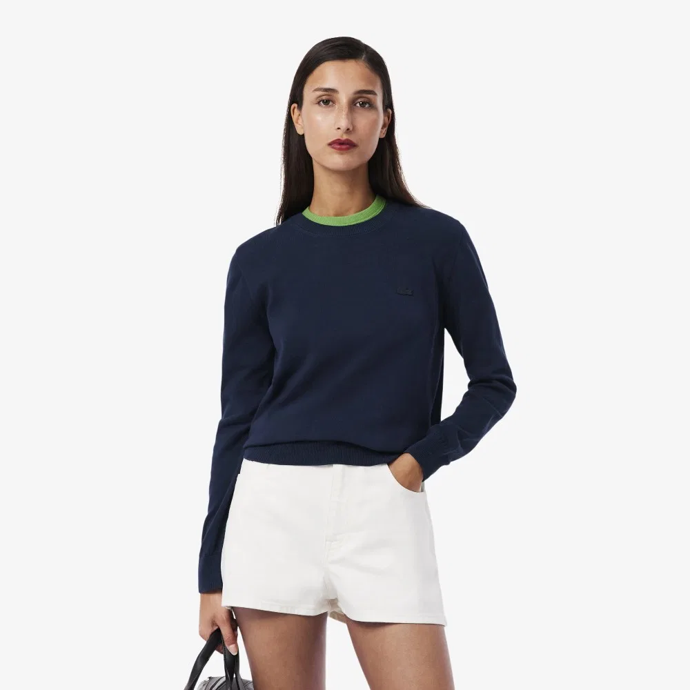 Свитер Lacoste Тёмно-синий, Хлопок