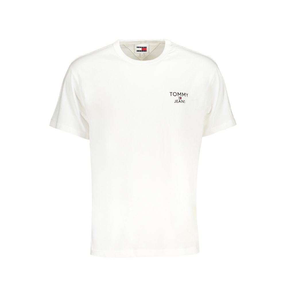 

Белая хлопковая футболка Tommy Hilfiger