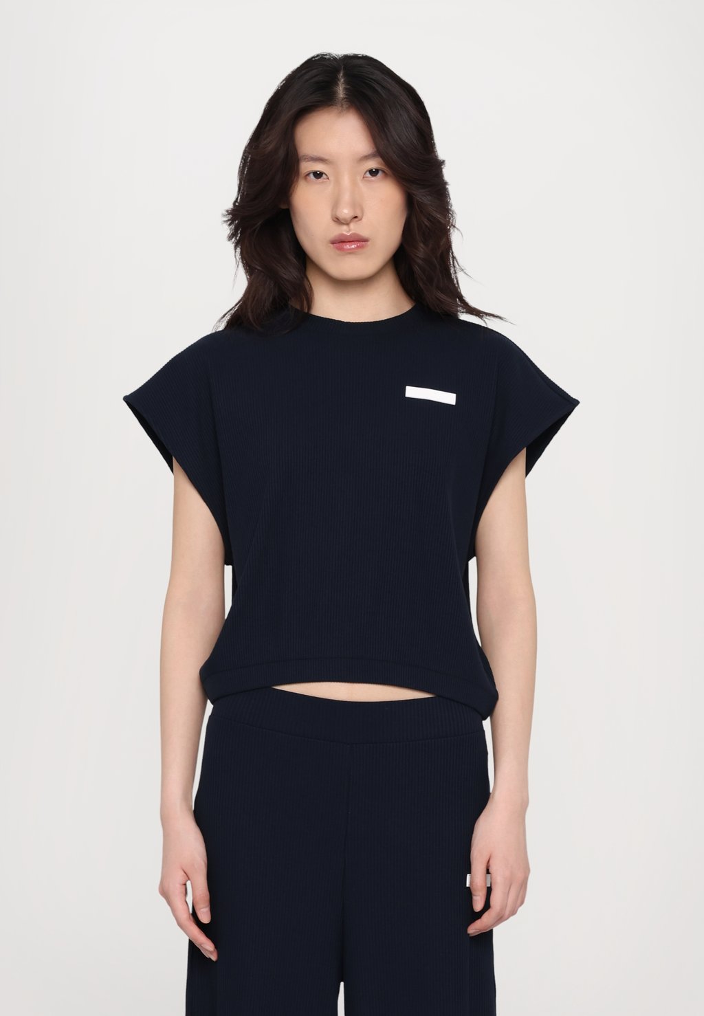 

Футболка с принтом EA7 Emporio Armani, синий