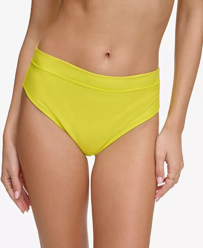 

Женские плавки бикини с высокой талией DKNY, желтый