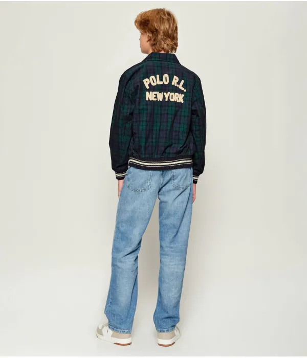 Вельветовая куртка-бомбер Regular fit Polo Ralph Lauren, синий — фото 2