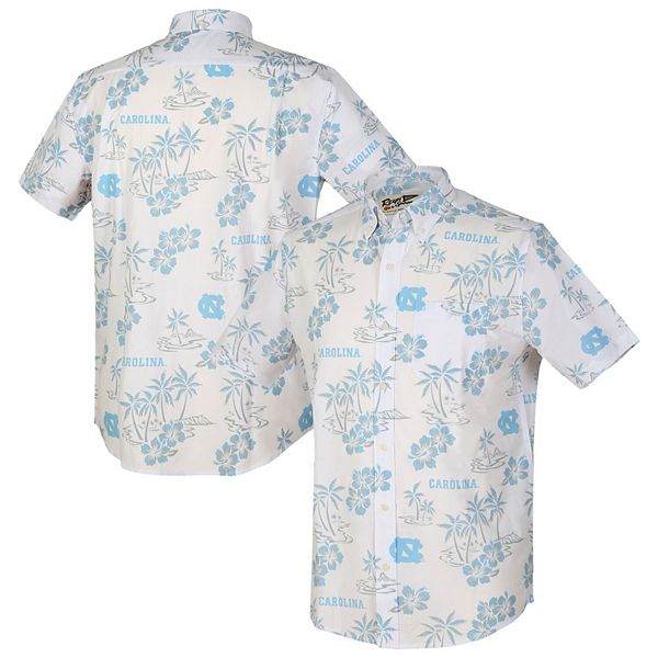 

Мужская белая рубашка на пуговицах North Carolina Tar Heels Kekai Classic Tri-Blend Reyn Spooner