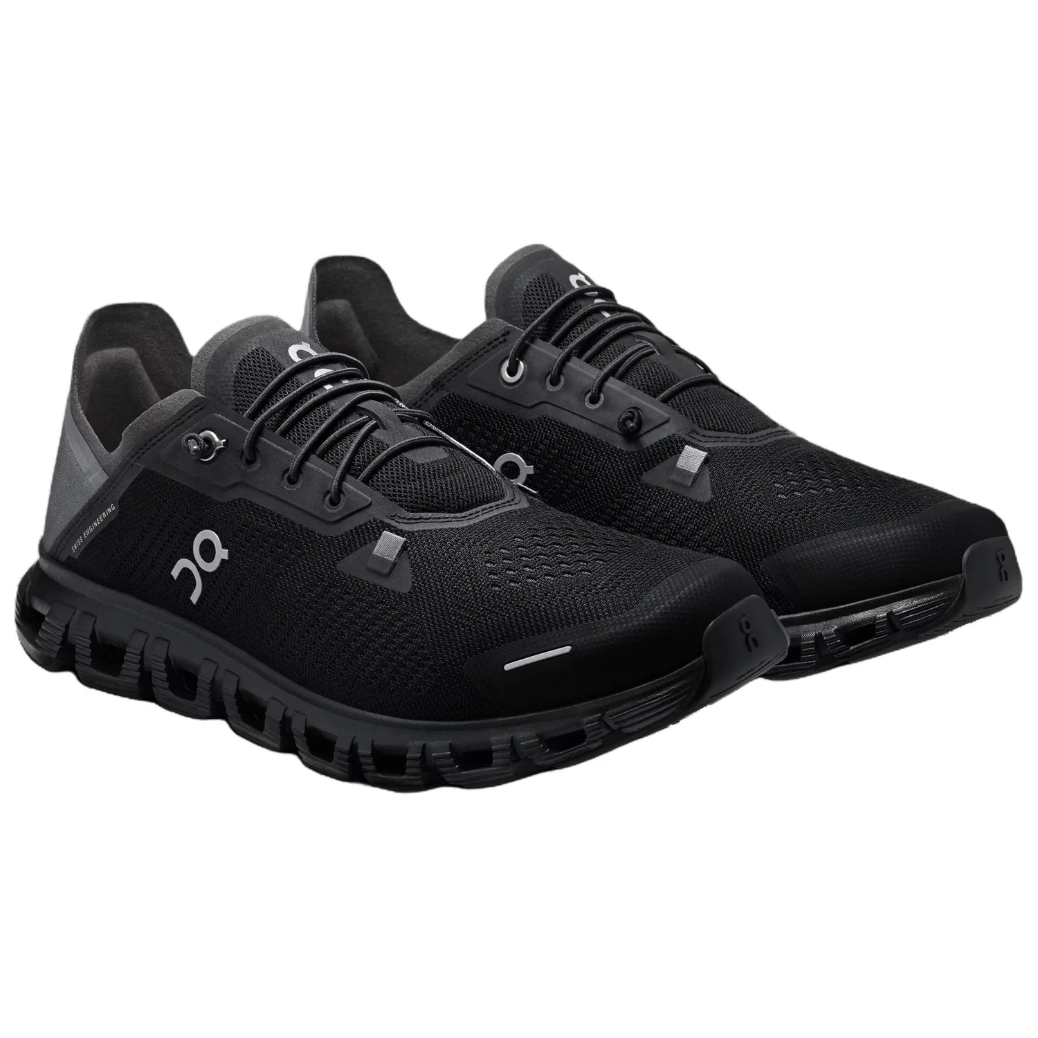 On Мужские легкие повседневные кроссовки Cloud 6 Breathable Support черные — фото 4