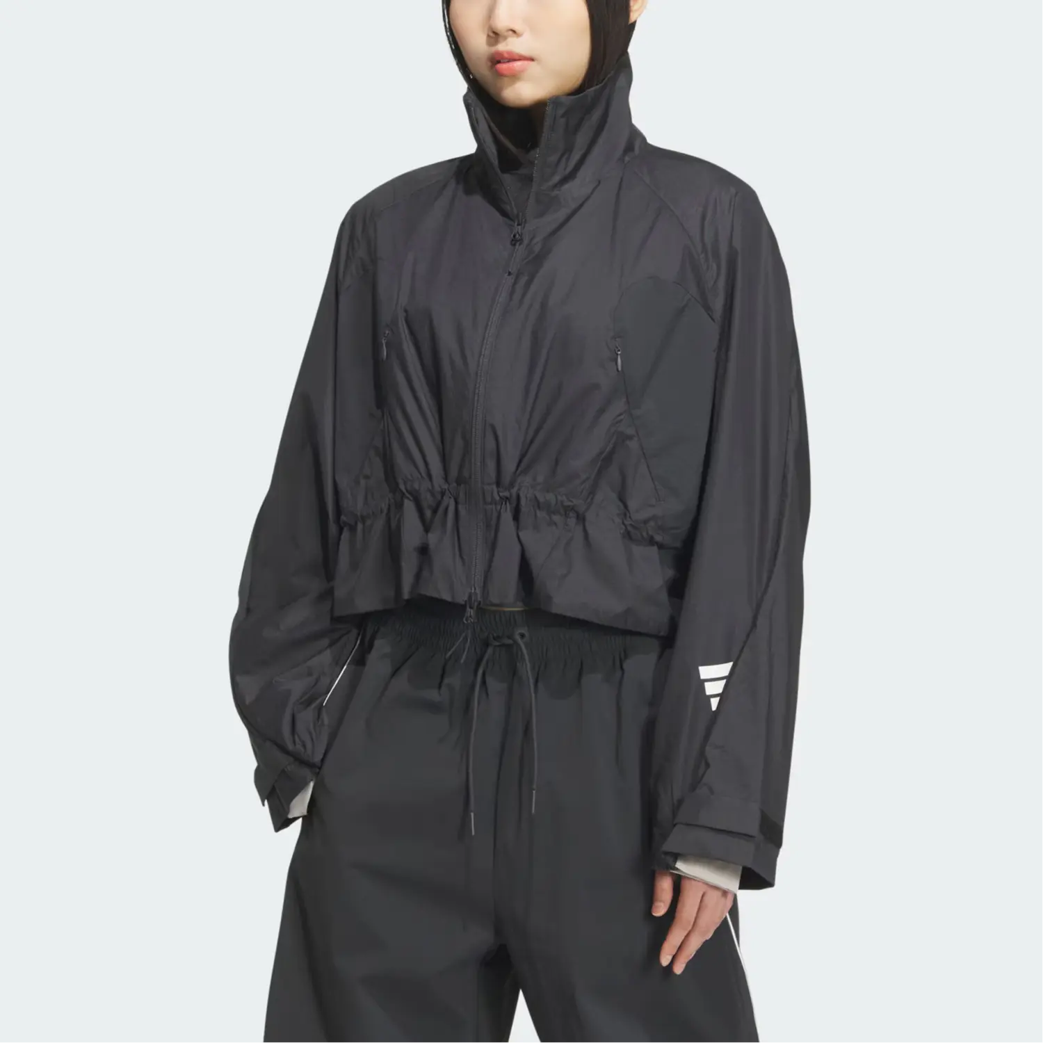Adidas Куртка женская угольно-черная, Carbon Black — фото 3