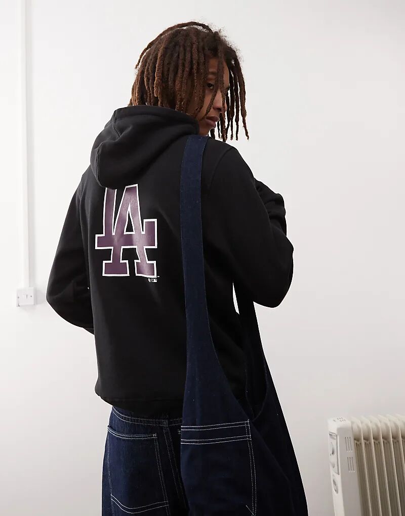 

Толстовка с капюшоном с мотивом LA Dodgers черного цвета 47 Brand