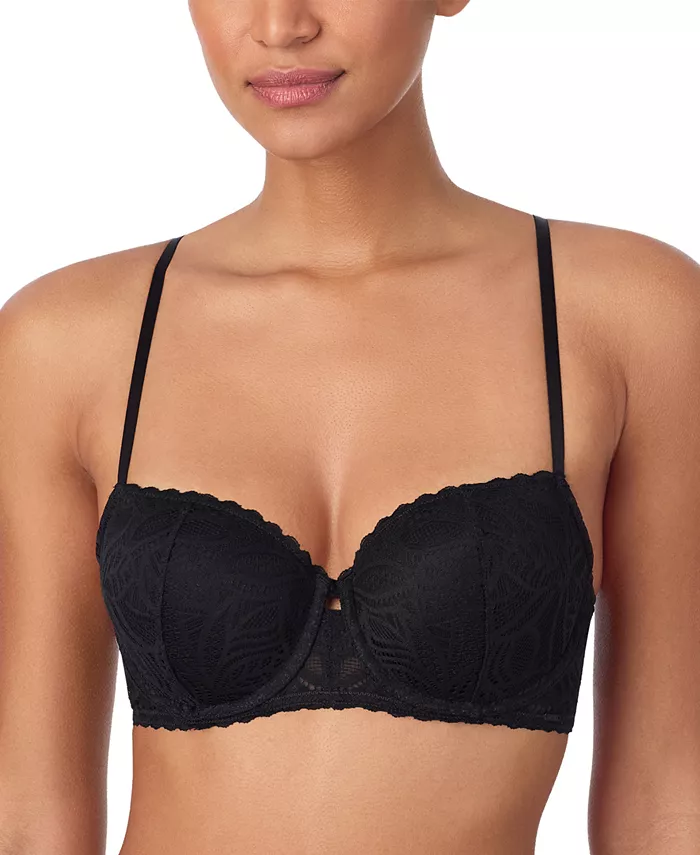 

Женский кружевной балконетный бюстгальтер Deco DK7555 DKNY, черный
